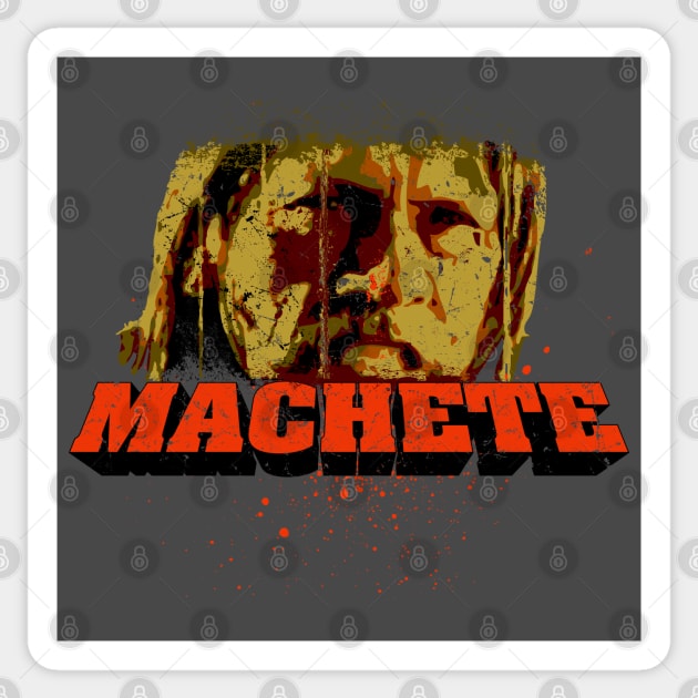 Machete Sticker by trev4000